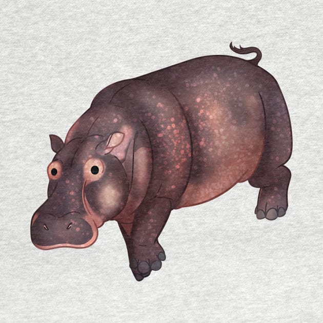 Cozy Hippopotamus by Phoenix Baldwin